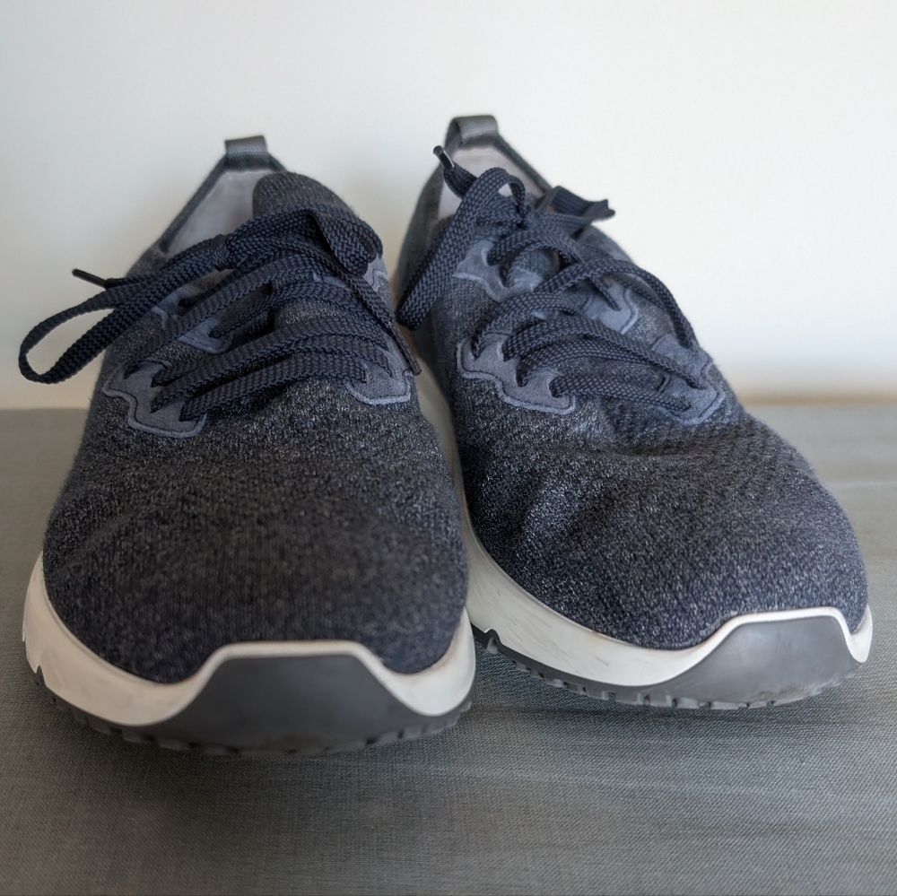 Brunello Cucinelli Blue Melange Knit Runners 45 - Picture 2 of 10
